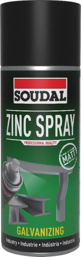 SOUDAL ZINC SPRAY MATT 400ML  